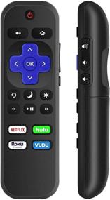 img 1 attached to Roku TV Onn Compatible Remote Control with Netflix, Hulu, VUDU