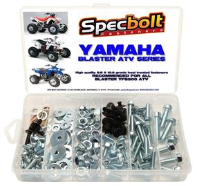 img 2 attached to 🧰 Набор болтов Specbolt Fasteners 120 штук: идеально подходит для обслуживания и восстановления квадроцикла Blaster YFS200