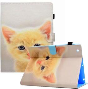 img 4 attached to 🐱 Dteck Multi-Angle Smart Case for iPad 2/3/4 - Cat Design - Full Body Protection & Auto Sleep/Wake