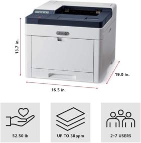 img 3 attached to 🖨️ Улучшенная эффективность печати: Цветной принтер Xerox Phaser 6510/DN с возможностью автоматического пополнения чернил через Amazon Dash.