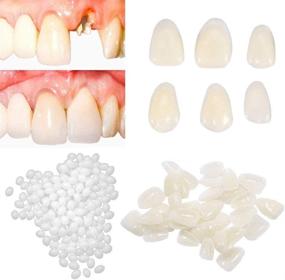 img 4 attached to 🦷 Brige Temporary Tooth Repair Kit: Fix Missing, Broken Tooth & Gaps - Moldable Fake Teeth & Thermal Beads Replacement for Artifical Teeth