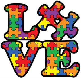img 4 attached to 🧩 Autism Awareness Puzzle Piece Car Decal Sticker - High-Quality Vinyl, 5x5 Inches