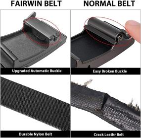 img 2 attached to Exceptional Fairwin Ratchet Adjustable Designer Western Men's Accessories and Belts: Elevate your Style with Unbeatable Comfort and Versatility!