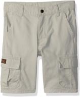 boys' clothing: wrangler authentics classic cargo shorts logo