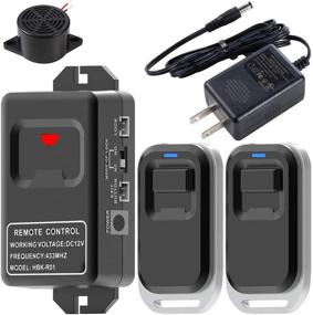 img 4 attached to 🔒 UHPPOTE 433mhz 12VDC Remote Control: Ideal for Access Control Locks - DC Power Connector Included