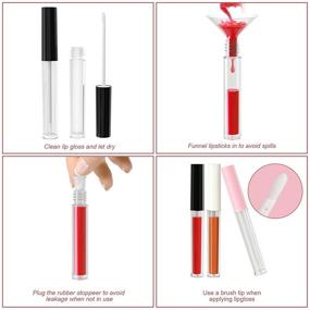 img 1 attached to 💄 RONRONS Refillable Lipstick Containers: Convenient & Stylish Accessory