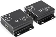 🔌 u-link ul10 usb 2.0 over single cat5e/6 extender, 200 ft, 480 mbps, 4 port v2.0 logo