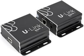 img 4 attached to 🔌 U-Link Ul10 USB 2.0 Over Single CAT5E/6 Extender, 200 ft, 480 Mbps, 4 Port V2.0