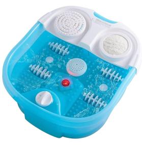 img 4 attached to 🔥 Yosager Foot Spa with Heat and Bubbles, Infrared Foot Massager to Relieve Stress, Pedicure Spa Tub, Temperature-Preserving Foot Bath with 4 Massage Rollers