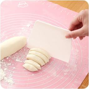 img 2 attached to GUCUJI Large Cake Scraper: Versatile Pizza Dough and Pastry Cutter