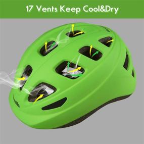 img 2 attached to 🚴 Adjustable Bicycle Helmets for Boys and Girls: Sporty Toddler Bike Helmet for Kids Aged 5-12 Years