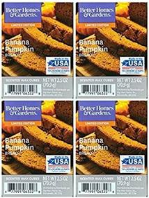 img 2 attached to 🎃 Delightful Fragrance Pack: Better Homes and Gardens Banana Pumpkin Bread Scented Wax Cubes - 4-Pack