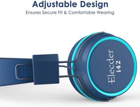 img 1 attached to 🎧 Elecder i42 Kids Headphones: Safe Volume Limited 85dB, Foldable On Ear Headphones - Blue/Teal