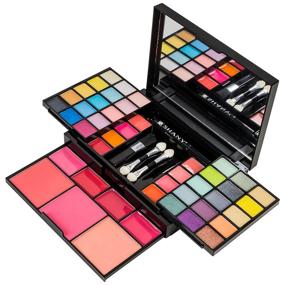 img 4 attached to 💄 Complete Makeup Kit: SHANY 'Fix Me Up' - Eye Shadows, Lip Colors, Blushes, and Applicators"
