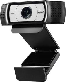 img 2 attached to 🎥 Logitech C930e Video Webcam - 1080P HD, Wide 90-Degree Field of View, Certified for Microsoft Lync 2013 and Skype - Black