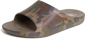 img 4 attached to EcoCozy Comfort Sport Slide Sandals Men's Shoes