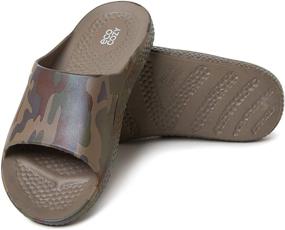 img 1 attached to EcoCozy Comfort Sport Slide Sandals Men's Shoes