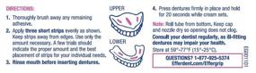 img 3 attached to 💪 Крем для приклеивания зубных протезов Effergrip с дополнительно крепкой фиксацией, 1.5 унции