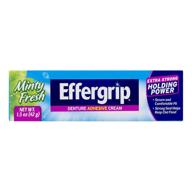 💪 effergrip denture adhesive cream with extra strong hold, 1.5 oz logo