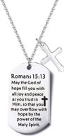 fustmw christian keychain religious jewelry logo