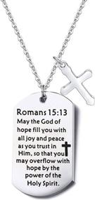 img 4 attached to FUSTMW Christian Keychain Religious Jewelry