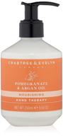 🌺 crabtree & evelyn nourishing hand therapy: pomegranate & argan oil 8.64 oz - luxurious skincare for soft and healthy hands logo