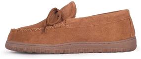 img 3 attached to RJs Fuzzies Chestnut Sheepskin Moccasins - Men's Shoes with Enhanced Searchability