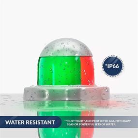 img 1 attached to 🚤 Five Oceans LED Bi-Color Combination Bow Navigation Light, Corrosion-Resistant Polycarbonate Lens, AISI316 Stainless Steel, USCG Rules, 2 Nautical Miles Visibility, FO-4512