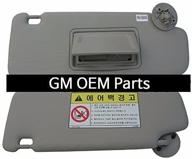 🌞 gm sonic 2012+ oem parts - chevrolet gray right hand interior sun visor shade logo