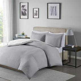 img 3 attached to 🛏️ Madison Park Hayden Duvet Cover Set - Mini Size