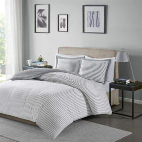 img 1 attached to 🛏️ Madison Park Hayden Duvet Cover Set - Mini Size