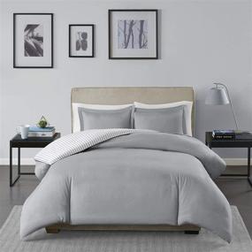 img 2 attached to 🛏️ Madison Park Hayden Duvet Cover Set - Mini Size