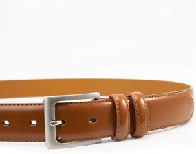 img 2 attached to 👔 Jiguoor Leather Belts: Stylish Men's Accessories for Casual and Business Attire