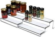 📦 chrome expandable decobros 3 tier cabinet spice rack step shelf organizer (12.5~25 inch) logo