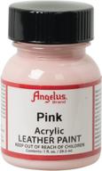 angelus acrylic leather paint pink logo