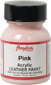 img 3 attached to Angelus Acrylic Leather Paint Pink