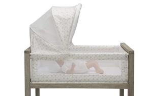 img 2 attached to Simmons Farmhouse Bedside Bassinet Sleeper