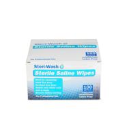 🧼 steri-wash aftercare piercing wipes: convenient 100 count pack logo