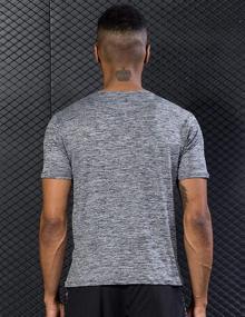 img 1 attached to Men's Active Running Workout Athletic Shirts