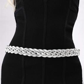 img 2 attached to SP SOPHIA COLLECTION Womens Braided Women's Accessories