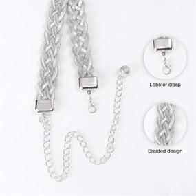 img 1 attached to SP SOPHIA COLLECTION Womens Braided Women's Accessories