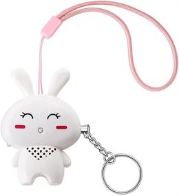 img 4 attached to Personal Alarm Keychain 130DB Cartoon Personal Safety Alarm Keychain With SOS LED Light Cute Personal Safety Alarm With USB Rechargerable Safe Personal Alarm For Women Kids &Amp