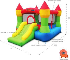 img 3 attached to 🏰 Bounceland Bounce Castle Inflatable Bouncer: Experience the Ultimate Fun!