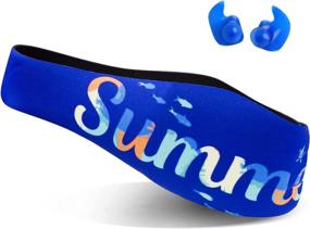 img 4 attached to Linowos Swimming Headband Babies Toddlers Sports & Fitness and Water Sports