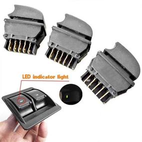 img 2 attached to Larlansz 6Pcs 12V Universal Car Power Window Switch Regulator Kits + Wiring Harness - Ideal for 2-Door Models