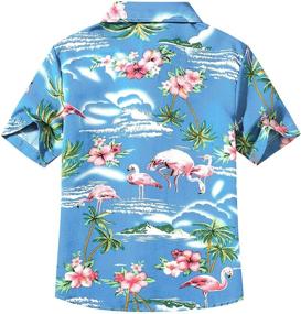 img 3 attached to 🌺 Hawaiian Christmas Medium Girls' Clothing with SSLR Button