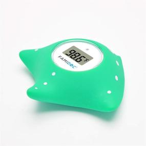 img 2 attached to 🛀 Upgraded Baby Bath Thermometer with Room Thermometer - Famidoc FDTH-V0-22: New Sensor Technology for Enhanced Baby Health Monitoring in Bath Tub - Floating Toy Thermometer (Blue)