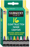 sargent art 35-0537 16-count construction paper crayon: vibrant colors for creative projects logo