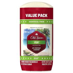 img 4 attached to 🌴 Old Spice Men's Antiperspirant and Deodorant, Fiji Scent, Coconut & Tropical Wood, 2.6 Oz, Fresher Collection