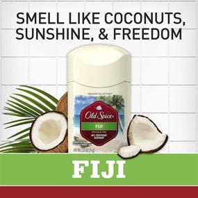 img 1 attached to 🌴 Old Spice Men's Antiperspirant and Deodorant, Fiji Scent, Coconut & Tropical Wood, 2.6 Oz, Fresher Collection